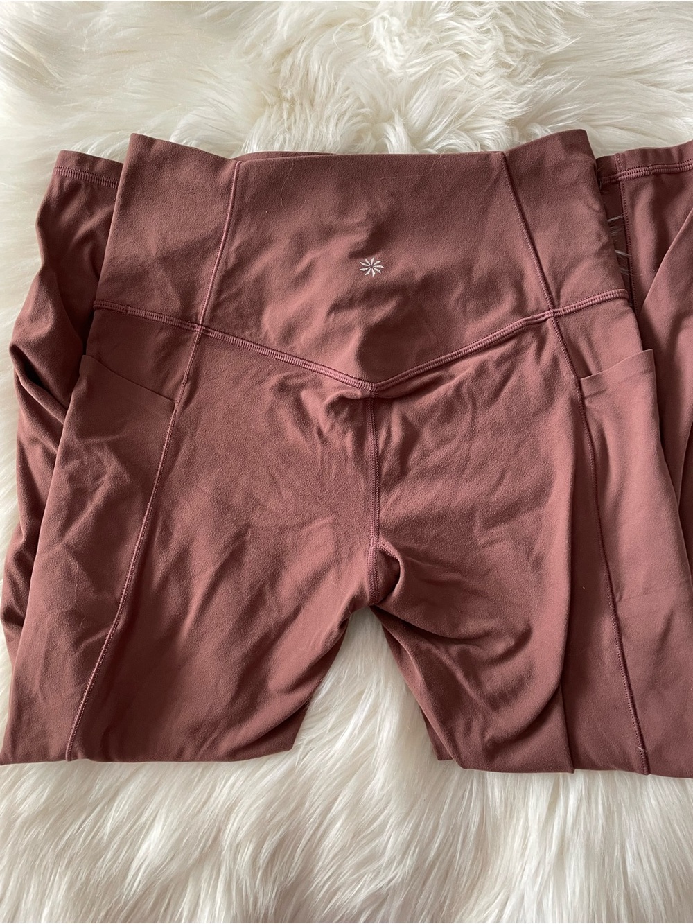 Athleta High-Waist Brown Leggings - Picture 9 of 11